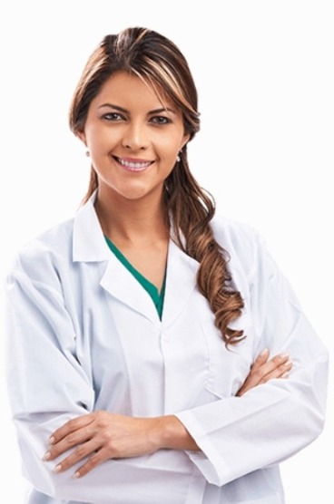 Picture of a doctor smiling